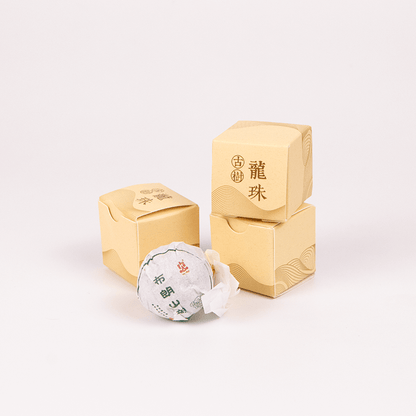 Ancient Tree Dragon Pearl Raw Pu-erh Tea – 28 Handcrafted Pearls, 7g Each | Aged Aroma from Yunnan’s Wild Forests