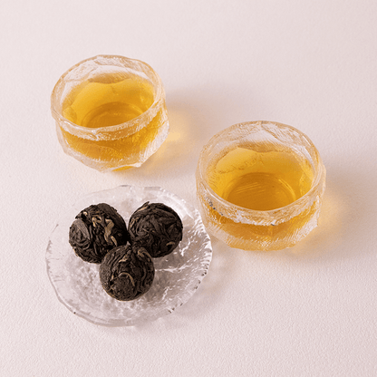 Ancient Tree Dragon Pearl Raw Pu-erh Tea – 28 Handcrafted Pearls, 7g Each | Aged Aroma from Yunnan’s Wild Forests