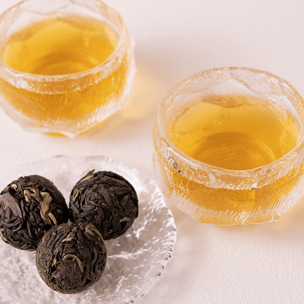 Ancient Tree Dragon Pearl Raw Pu-erh Tea – 28 Handcrafted Pearls, 7g Each | Aged Aroma from Yunnan’s Wild Forests